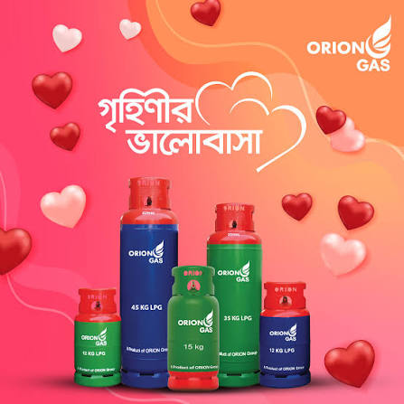 Orion Gas cylinders